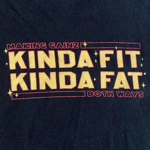 Kinda fit kinda fat fighter tee Star Wars - Picture 3 of 4